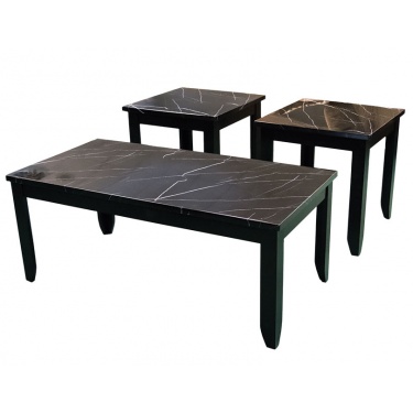 T4718 Faux Black Occasional Tables